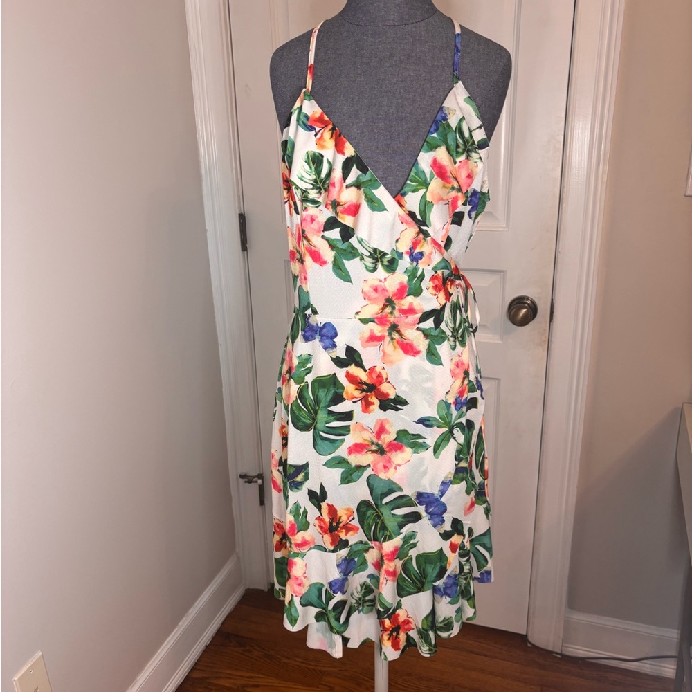Mango Floral Midi Dress - Multicolor